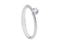 Anello Babila Milano Donna Forever in Oro bianco Diamante 0.25 Ct BBA17025B - BBA17025B